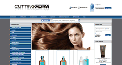 Desktop Screenshot of cuttingcrew-shop.de