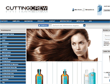 Tablet Screenshot of cuttingcrew-shop.de